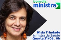 No “Bom dia, Ministra”, Nísia Trindade destaca a reconstrução da saúde pública no país