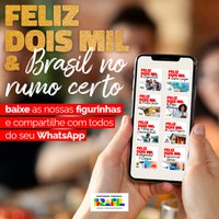 Feliz Ano Novo com o Brasil no rumo certo! Bora de zap?