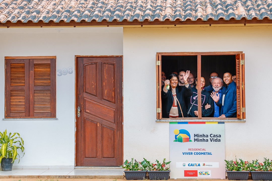 Entrega de unidade do Minha Casa, Minha Vida em Viamão, no Rio Grande do Sul. Foto: Ricardo Stuckert / PR