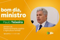 Paulo Teixeira detalha o Terra da Gente no "Bom dia, Ministro"