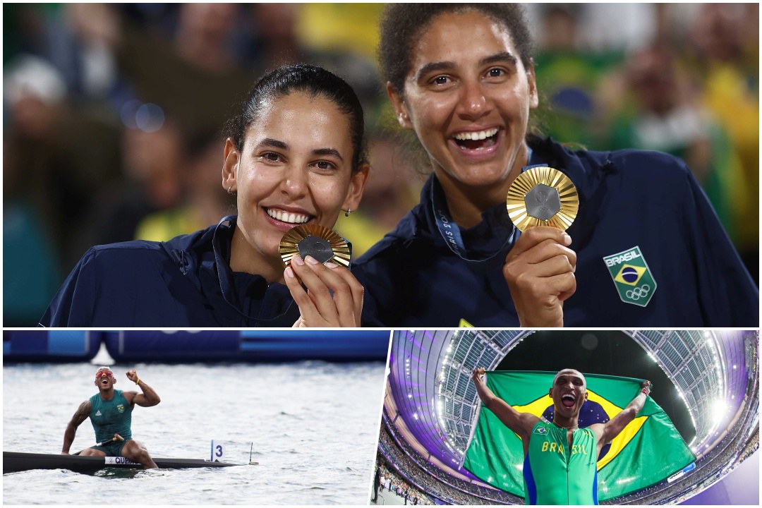 Duda e Ana Patrícia coroam campanha brilhante nas areias de Paris com vitória por 2 x 1 sobre canadenses. Isaquias garante prata em arrancada sensacional. Alison dos Santos repete o bronze de Tóquio nos 400m com barreiras. Confira o resumo