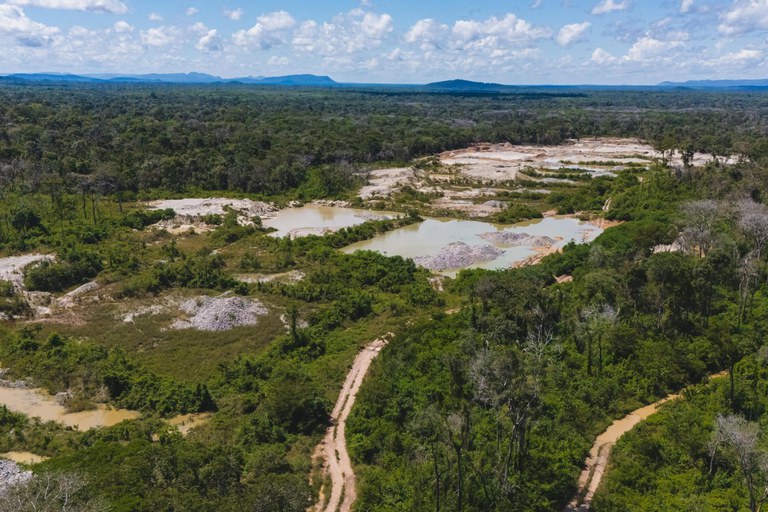 Garimpo ilegal na Terra Indígena Kayapó