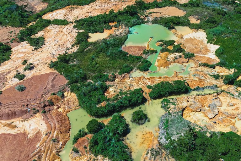 Garimpo ilegal na Terra Indígena Kayapó