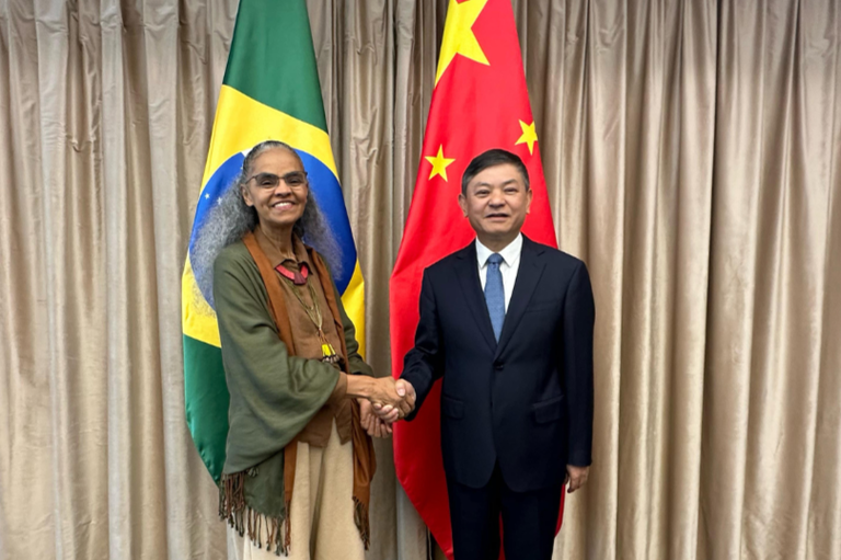 Marina Silva e Huang Runqiu