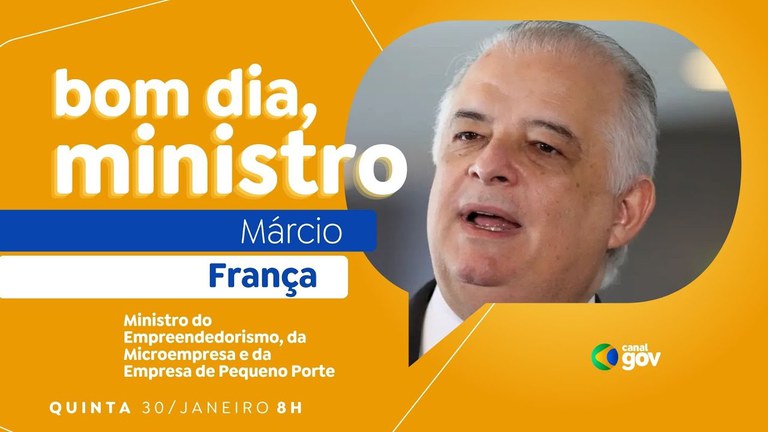 Márcio França apresenta balanço do fomento ao empreendedorismo e projeções para 2025 no “Bom Dia, Ministro”