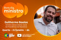 Revisão da escala 6x1 e defesa de jornada mais humana são temas centrais do “Bom Dia, Ministro” com Guilherme Boulos nesta quarta (21)