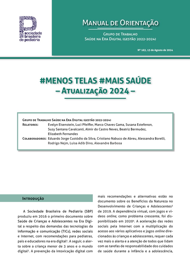 #MenosTelas #MaisSaúde