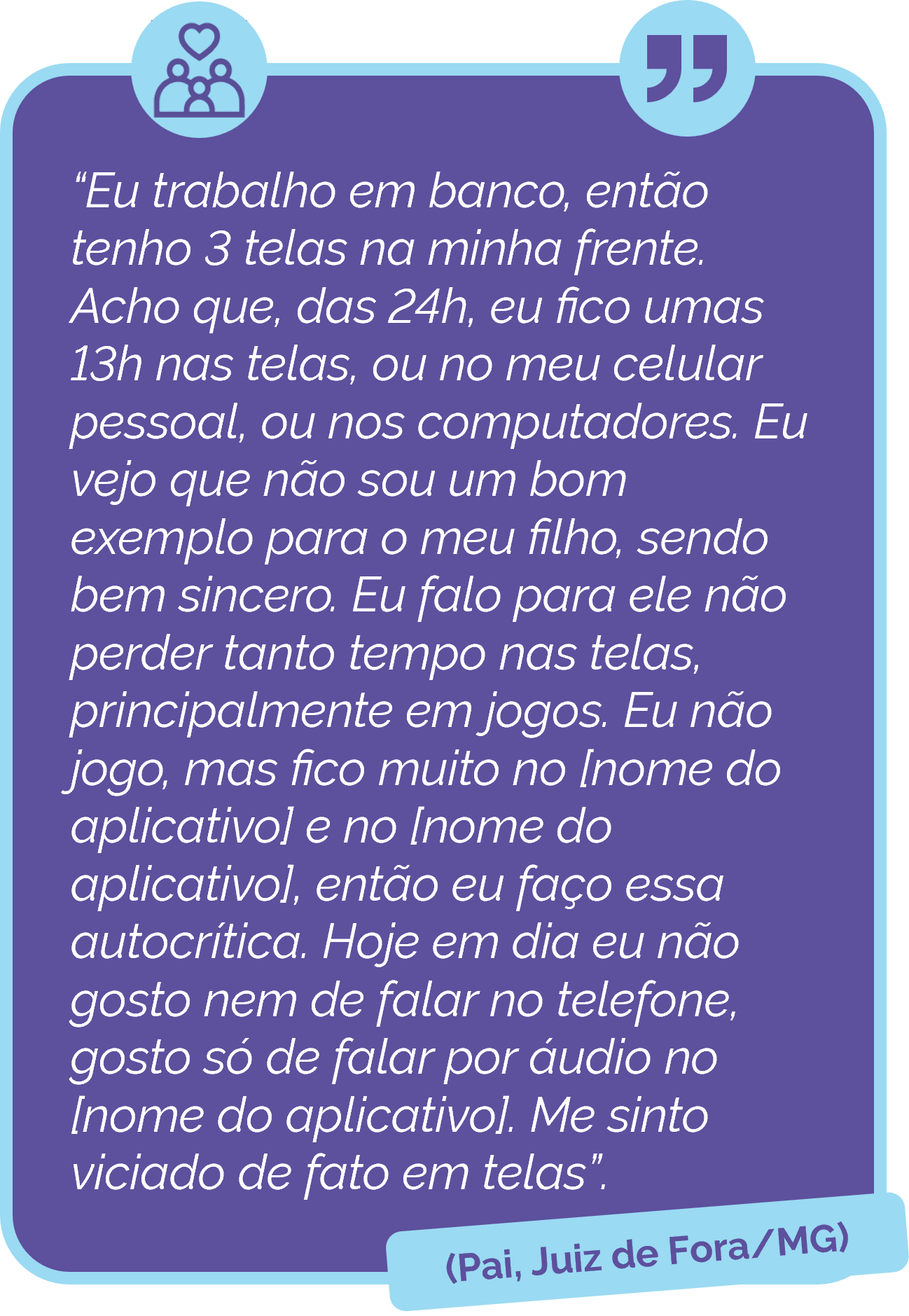 imagem de apoio 2 - depoimentos listados no capítulo 3