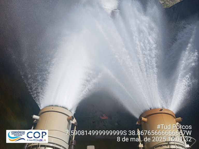 Reservatórios do Eixo Norte do PISF estão com acumulação média de 74%