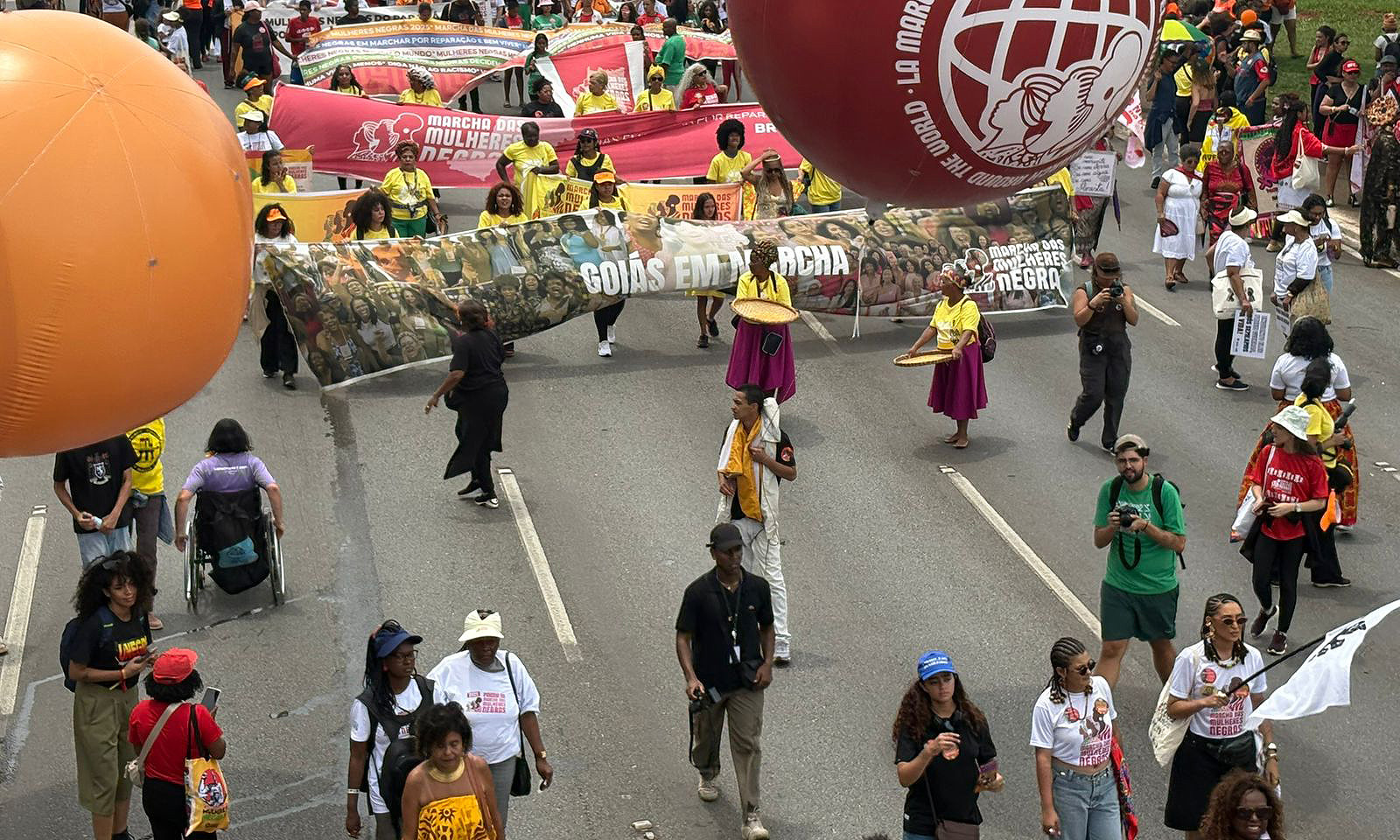 Integrantes do Consea participam da Marcha das Mulheres Negras por Reparação e Bem Viver