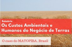 Fian lança relatório que analisa impactos ambientais na região do Matopiba