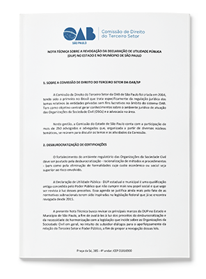 2023_OAB-SP_NT Revogacao Declaração de Utilidade Publica