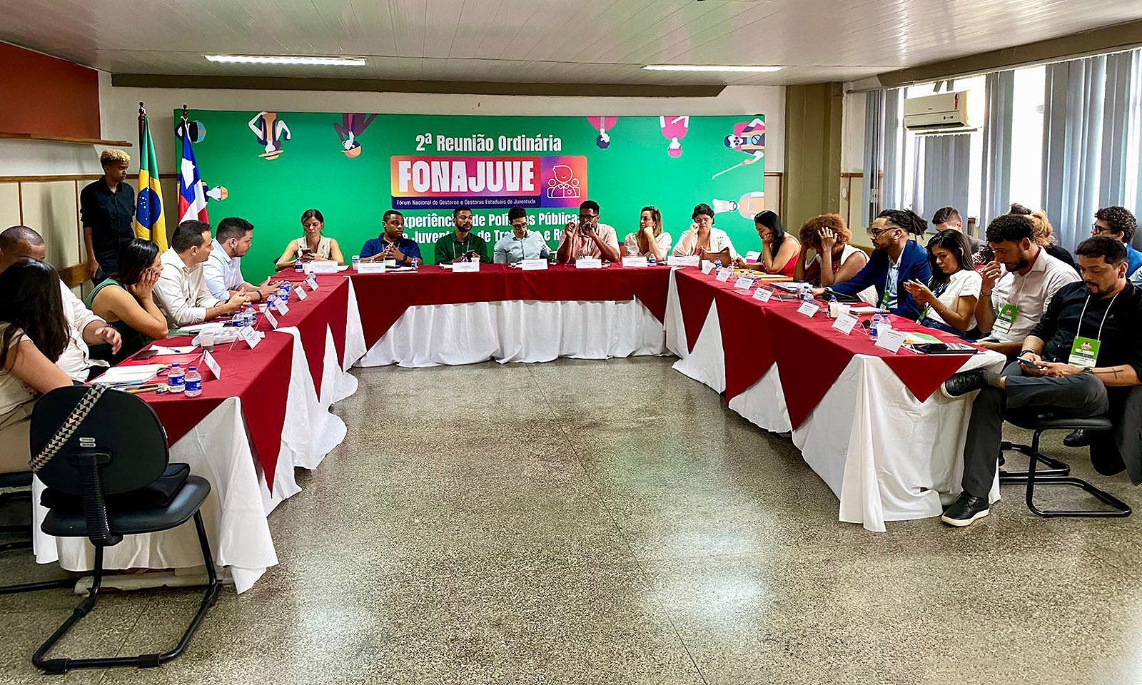 II Reunião Ordinária do Fórum Nacional de Gestores e Gestoras Estaduais de Juventude aconteceu na Bahia, entre 21 e 24 de fevereiro, e teve programação do CapacitaJovem