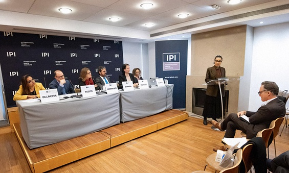 A assessora especial do Ministério da Fazenda, Fernanda Santiago, destacou a importância da  governança global durante a abertura do evento. Foto: Joe Peoples/IPI