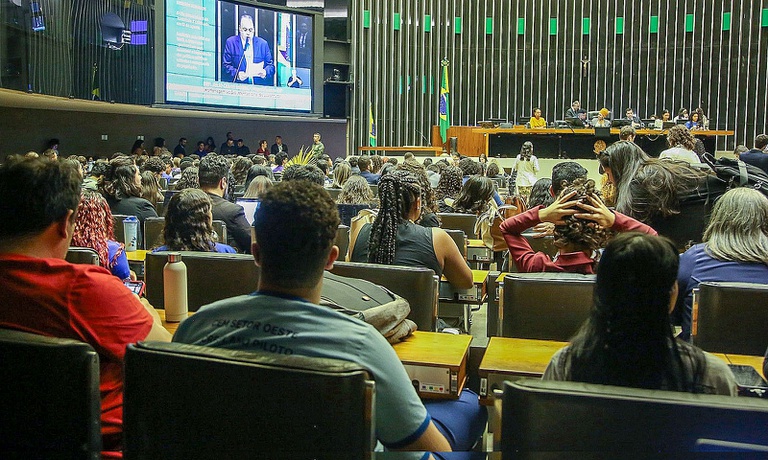 Sessão solene na Câmara dos Deputados. Fotos: Adriano Henrique - ASCOM | SGPR