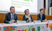 Ministro Guilherme Boulos abre a 4ª reunião ordinária do Conselho Nacional de Segurança Alimentar
