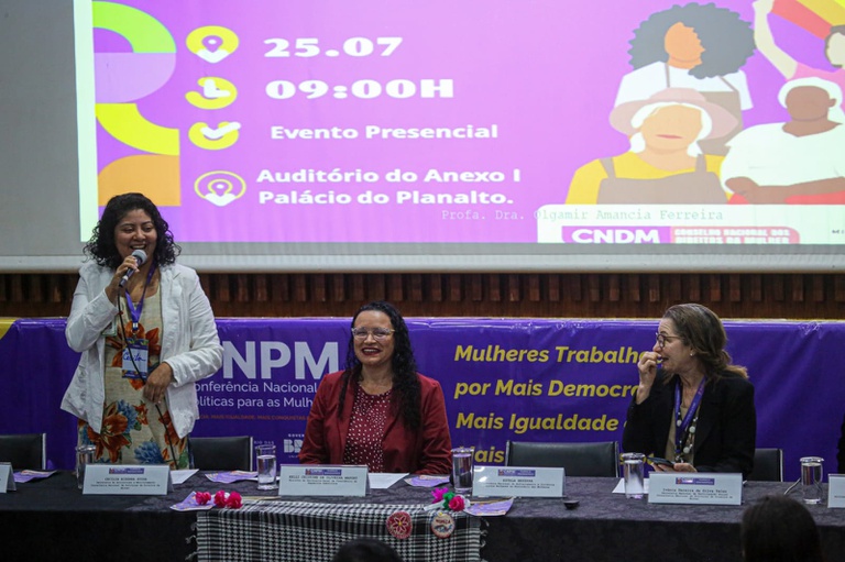 Plenária das mulheres trabalhadoras da PR e VPR. FOTOS: Vinicius Reis Ascom/SGPR