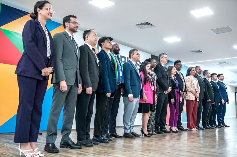 O primeiro dia de reunião aconteceu na sede do BRICS Brasil. Foto: Rafa Neddermeyer/Brics Brasil