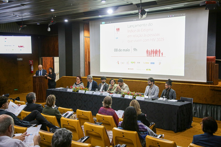 Lançamento do Índice de Estigma 2025 – Foto: Vinícius Reis – ASCOM | SGPR