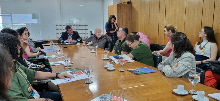 Pesquisadores visitam a Secretaria-Geral da Presidência - Foto: ASCOM | SGPR