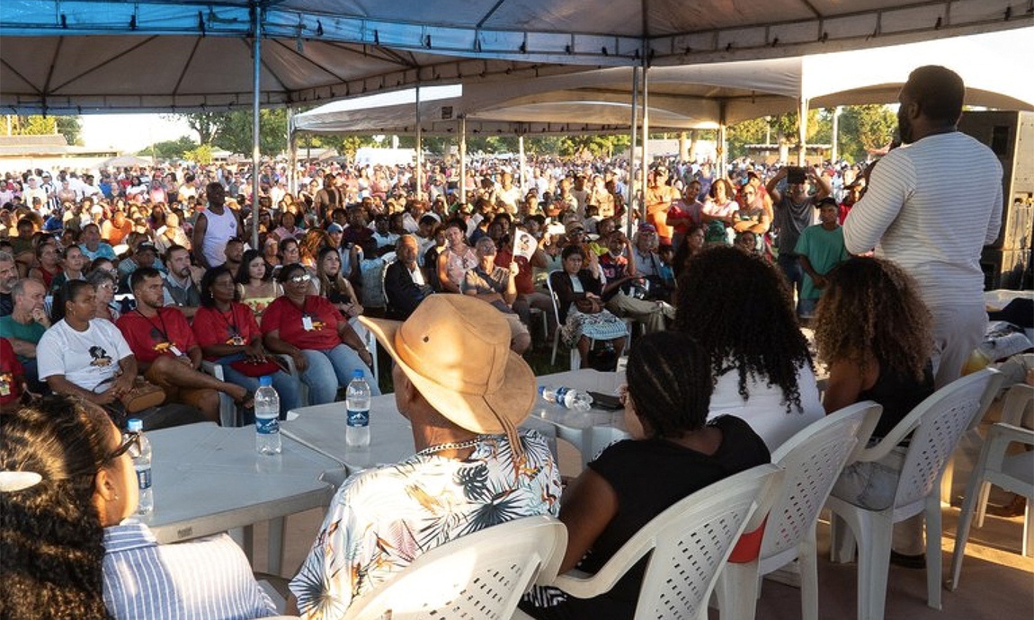 Líderes e membros do território de Sapê do Norte se reuniram com os representantes do Governo Federal para tratar sobre o Novo Acordo do Rio Doce
