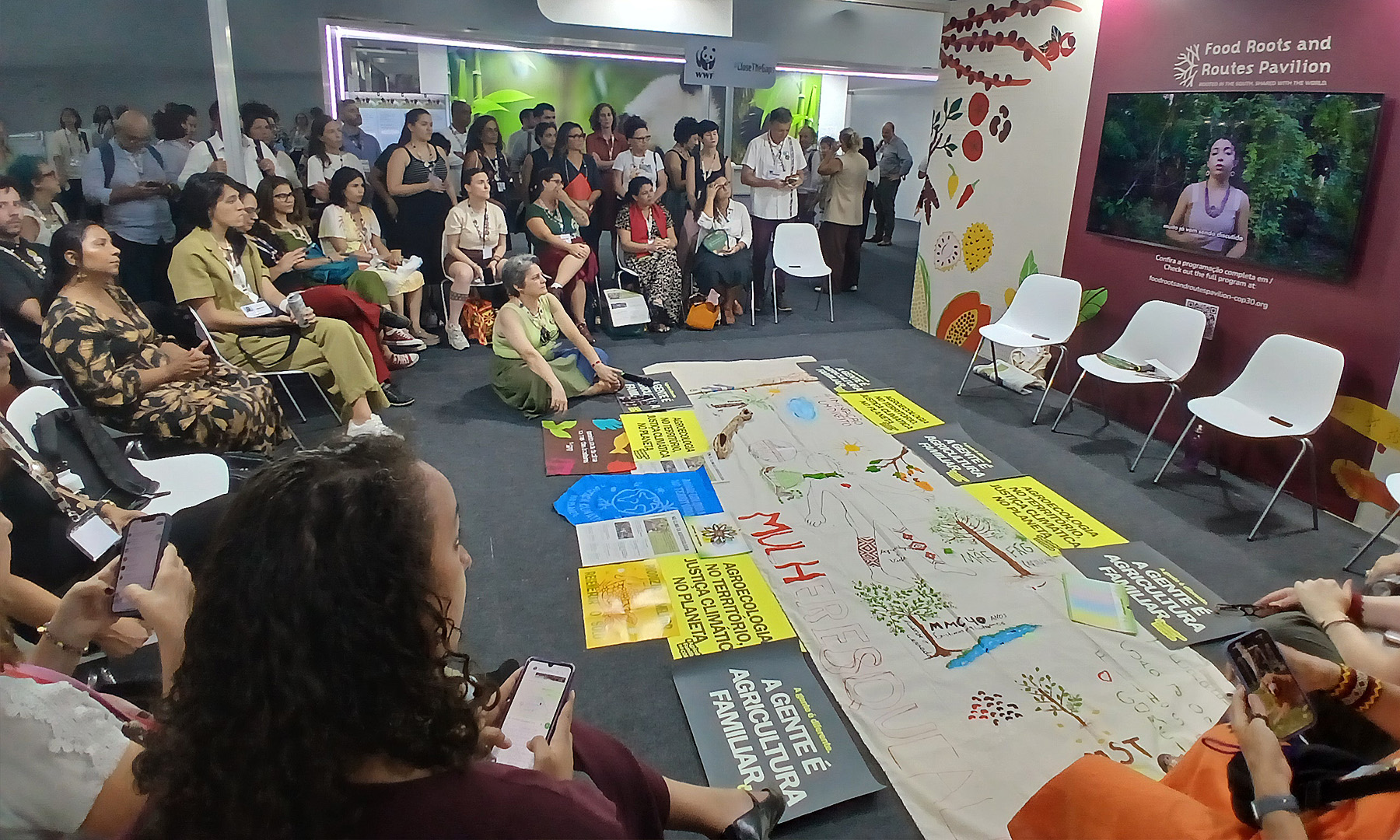 Protagonismo no desenvolvimento de soluções frente às mudanças climáticas foi o tema principal da 'Roda de Conversa – Mulheres que Alimentam'