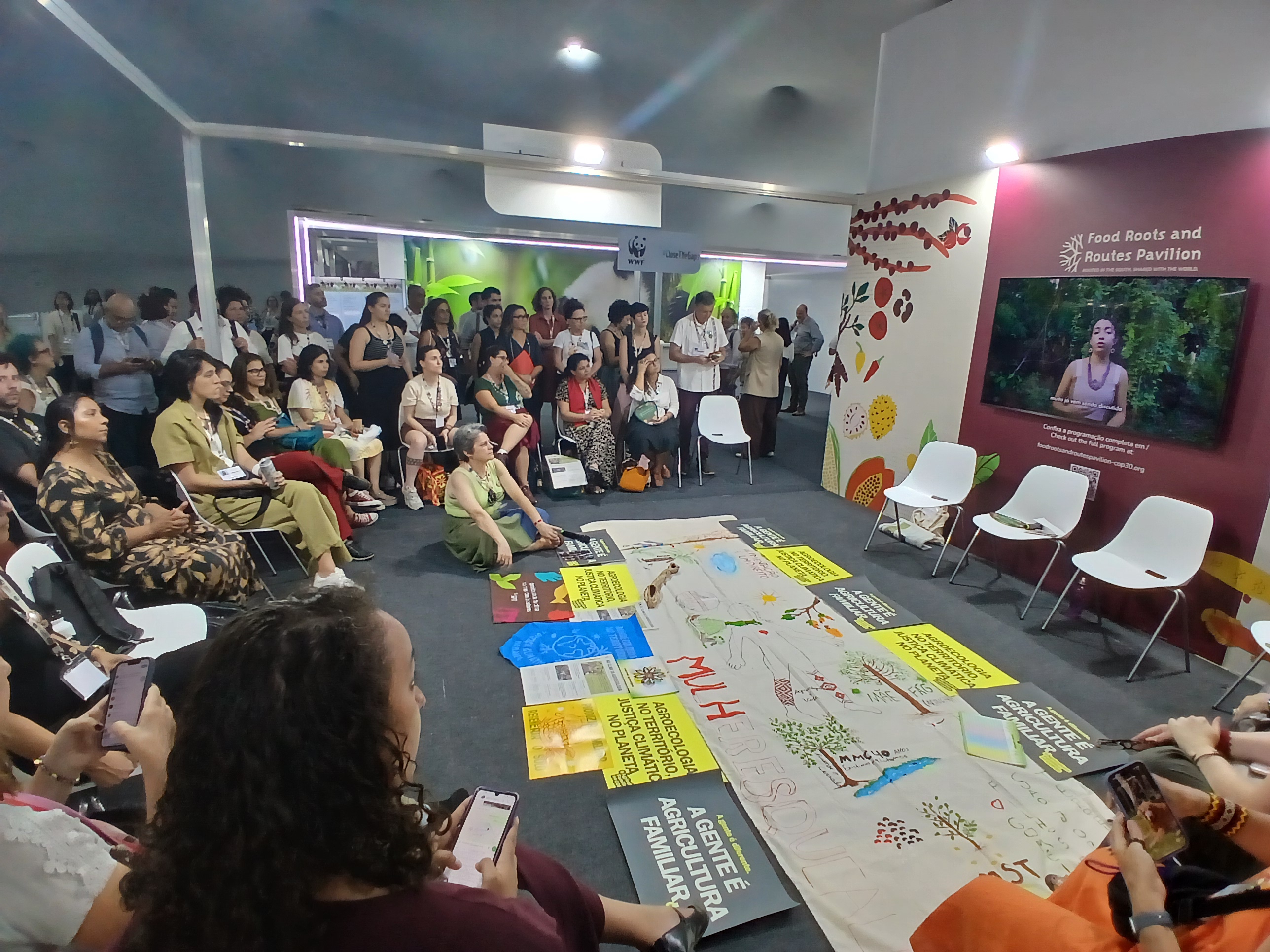 Protagonismo no desenvolvimento de soluções frente às mudanças climáticas foi o tema principal da 'Roda de Conversa – Mulheres que Alimentam'