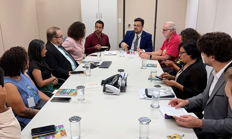 Reunião com organizações da sociedade civil. Fotos: Diretoria de Parcerias | SG