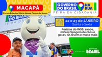 Governo do Brasil na Rua em Macapá: perícias do INSS, atendimentos de saúde e RG Animal fazem parte dos serviços levados para perto da população