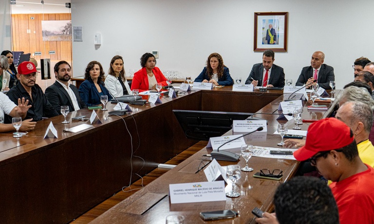 GTT para Conflitos Fundiários Coletivos Urbanos. Fotos: Vinícius Reis - ASCOM | SGPR