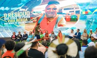 “A gente pode triplicar o que é reciclado atualmente”, afirma o ministro Boulos no lançamento da campanha destinada à separação de resíduos sólidos