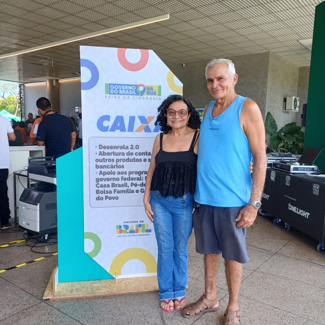 Sonhos realizados e direitos garantidos marcam o Governo do Brasil na Rua em Belém Tania e Arlindo