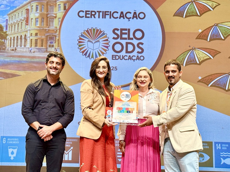 Entrega do Selo ODS Educação. Fotos: Alan Vignoli | Instituto Selo Social