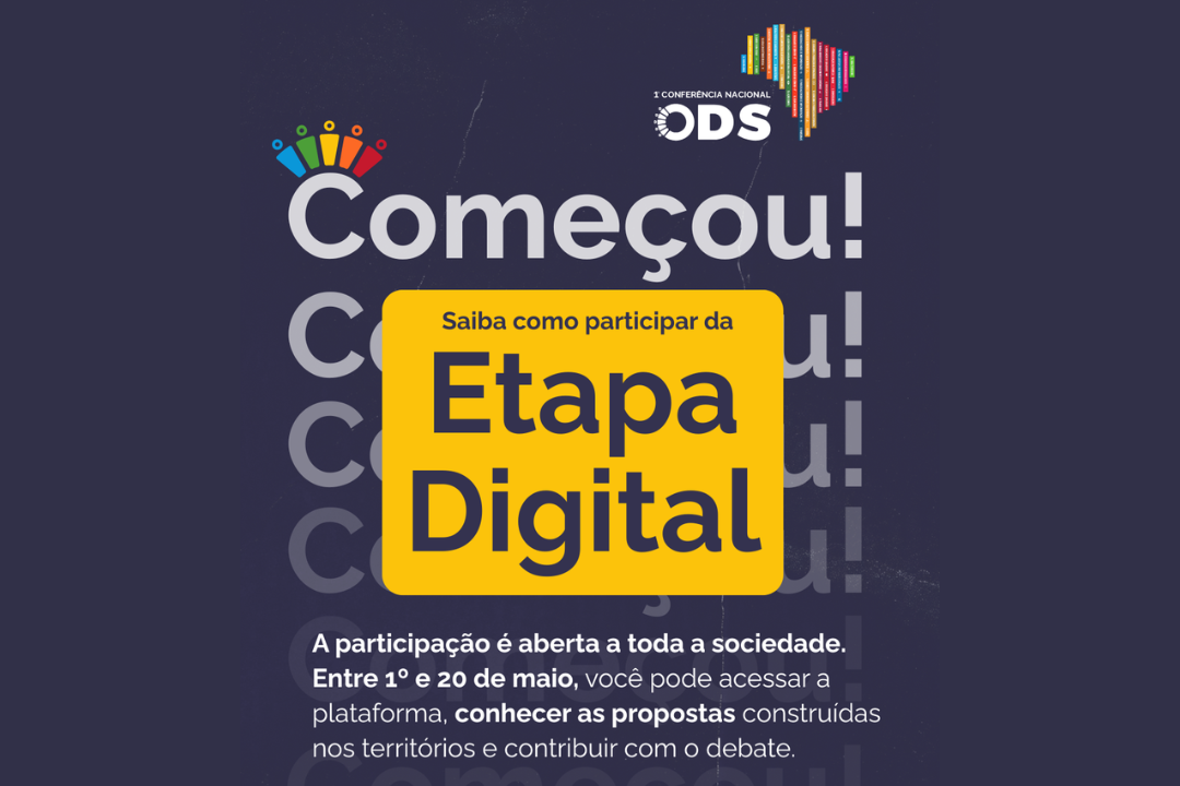 Votação nacional de propostas da Conferência dos ODS segue aberta até 20 de maio