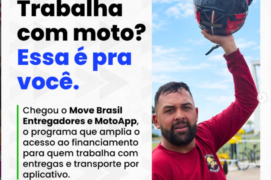 Trabalha com moto? Essa é pra você. Saiba mais