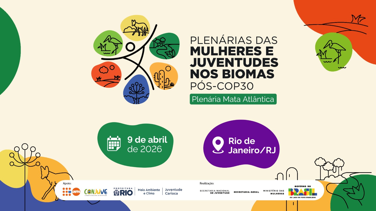 RJ abre ciclo de plenárias sobre justiça climática, protagonismo juvenil e igualdade de gênero