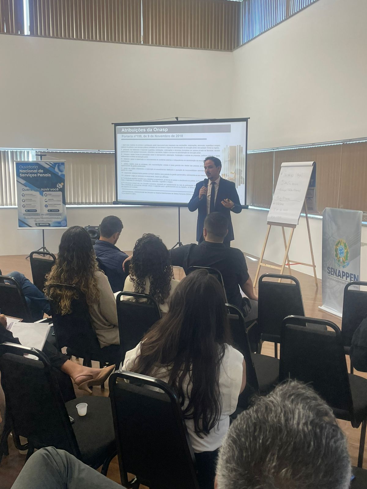 Curso ministrado para os servidores do Senappen.