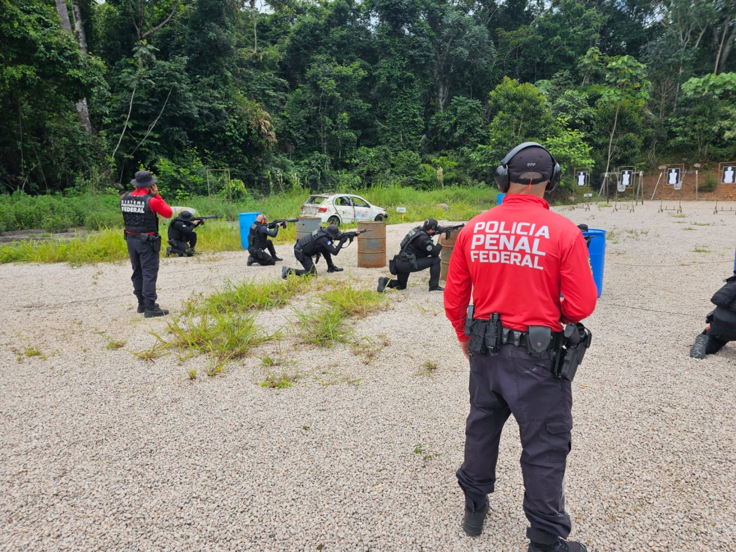 SENAPPEN habilita mobilizados da Força Penal Nacional em armamentos do Sistema Penitenciário Federal