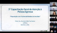 Capacitação aborda atendimento a pessoas egressas em situação de vulnerabilidade