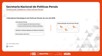 Conheça o Painel de Indicadores Estratégicos de Políticas Penais e Geolocalização de Serviços Penais