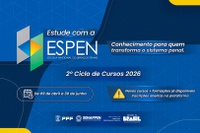 ESPEN lança 2ª ciclo de cursos de 2026 no Ambiente Virtual de Aprendizagem