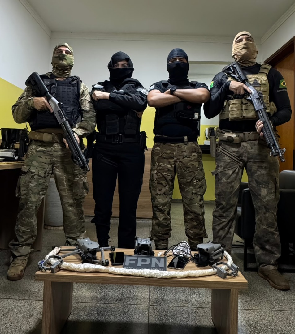 FPN e Polícia Penal de MS apreendem mais três drones na Máxima de Campo Grande (1).jpeg
