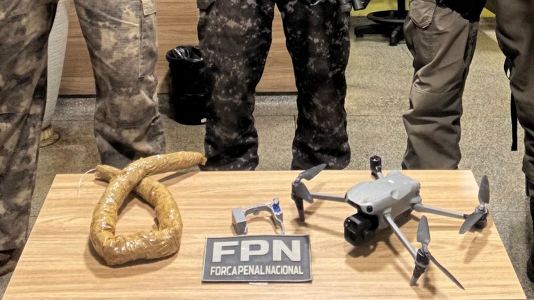 FPN e Polícia Penal de MS interceptam novos drones e impedem entrada de materiais ilícitos em unidade prisional
