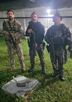 Pelo terceiro dia consecutivo, Força Penal Nacional e Polícia Penal de MS interceptam drones em unidades prisionais