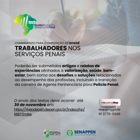 SENAPPEN abre chamamento público para compor dossiê temático sobre trabalhadores nos serviços penais