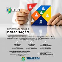 SENAPPEN lança editais de chamamento público para contratação de instituição de ensino superior