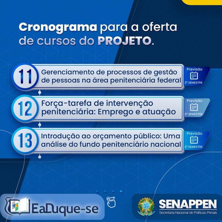 SENAPPEN lança Projeto EaDuque-se que beneficia servidores penitenciários de todo o País 4.jpg