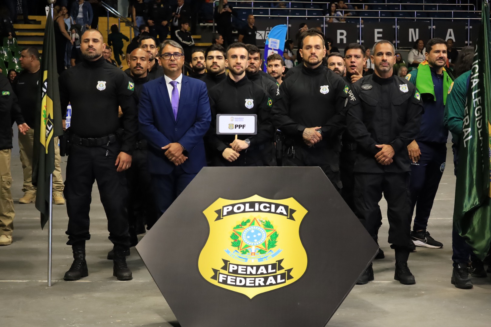 Polícia Penal Federal participa da abertura da VIII Olimpíada de Integração da Segurança Pública do Distrito Federal
