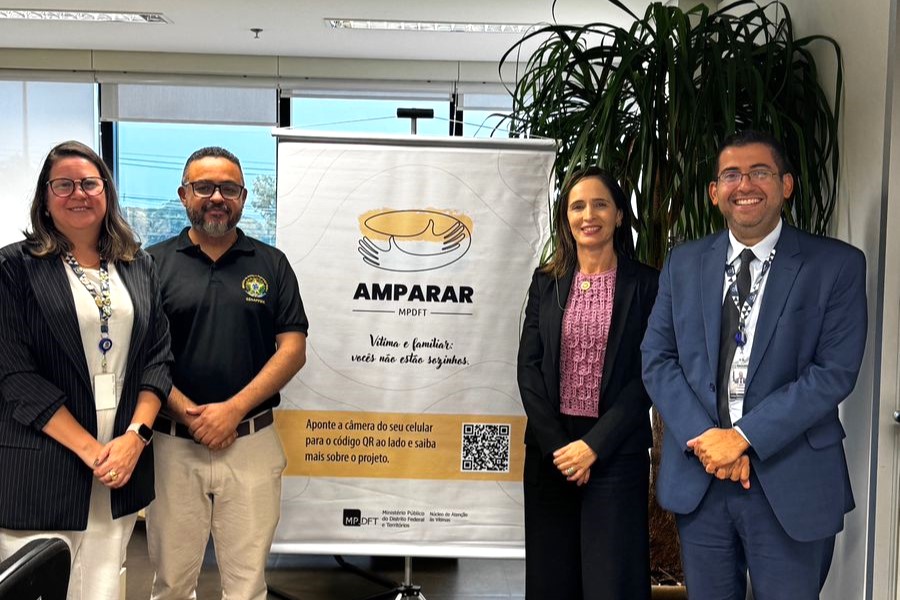 Projeto Amparar oferece apoio especializado a vítimas de crimes no Distrito Federal