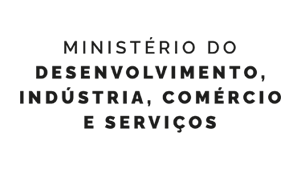 Fundo branco. Texto: Ministério do Desenvolvimento, Indústria, Comércio e Serviços